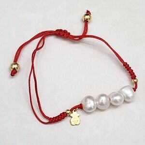 TOUS Red  Bracelet with Pearls